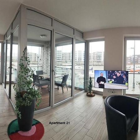 Ferienwohnung Neuer Hafen Marina Bremerhaven Bagian luar foto