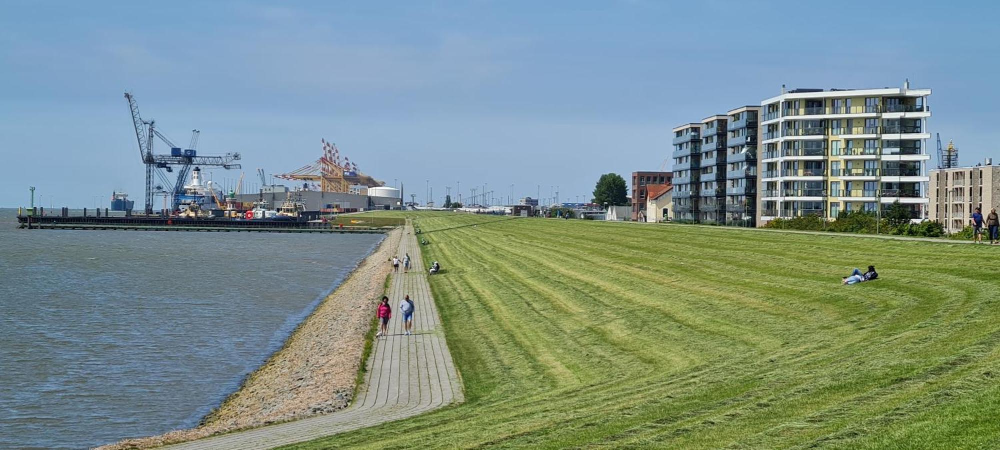Ferienwohnung Neuer Hafen Marina Bremerhaven Bagian luar foto