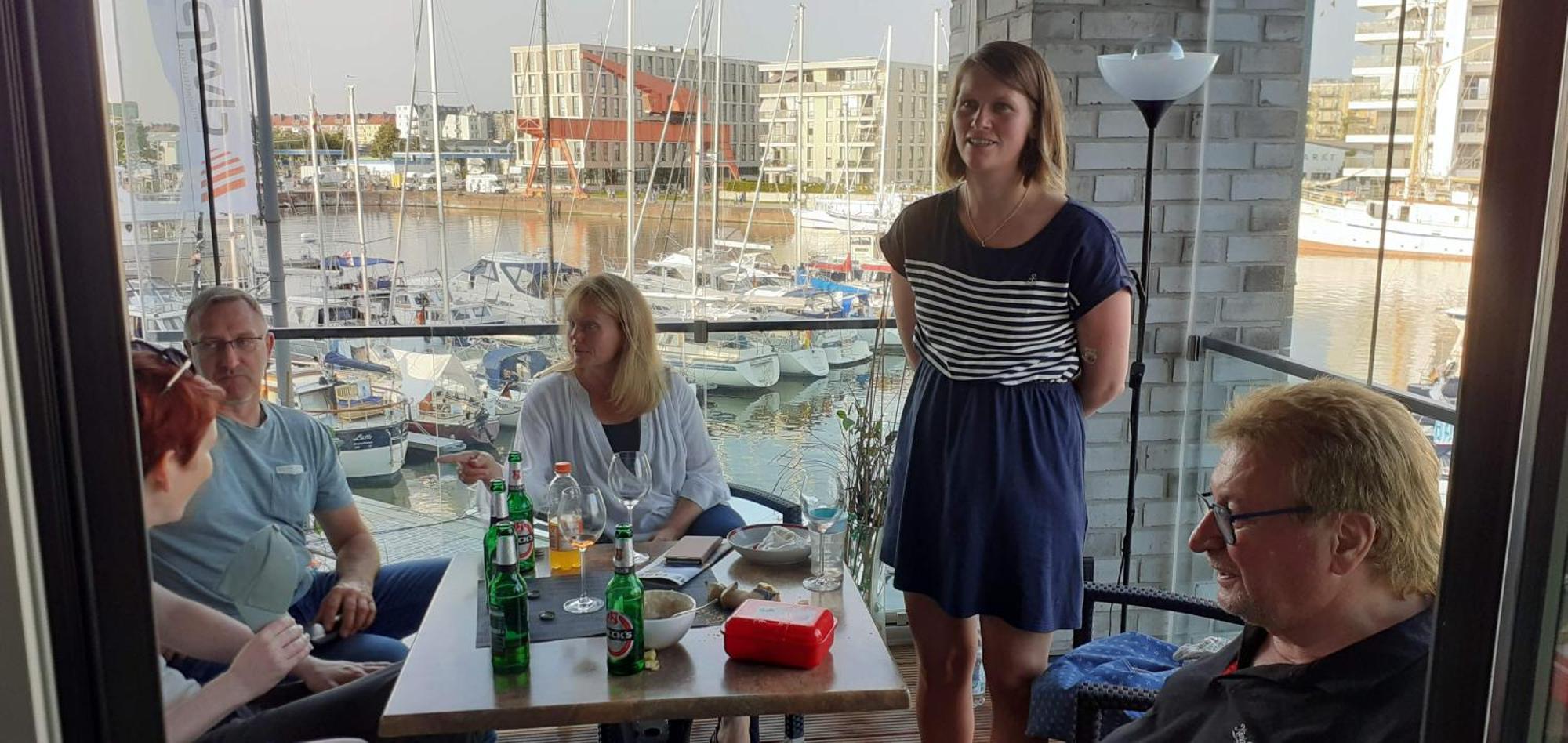 Ferienwohnung Neuer Hafen Marina Bremerhaven Bagian luar foto