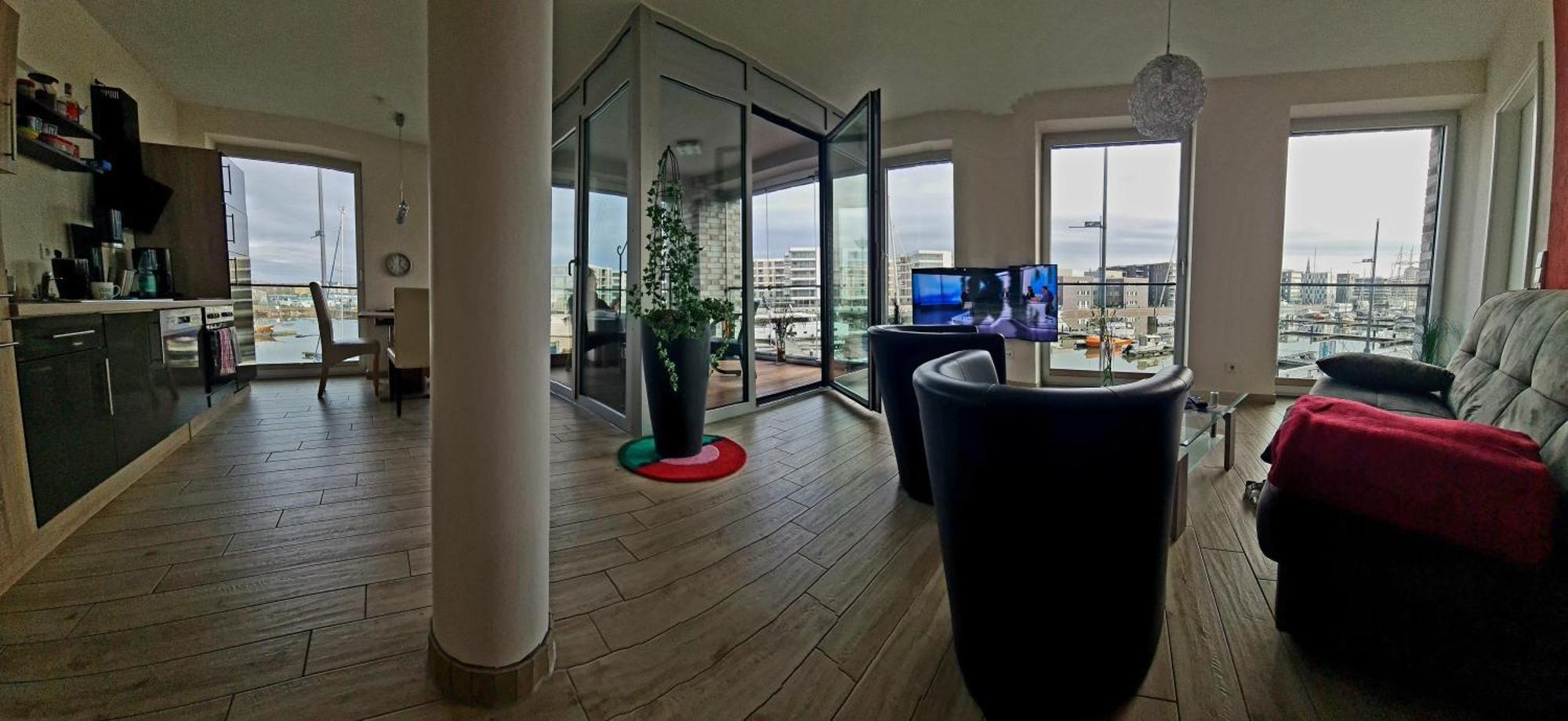Ferienwohnung Neuer Hafen Marina Bremerhaven Ruang foto